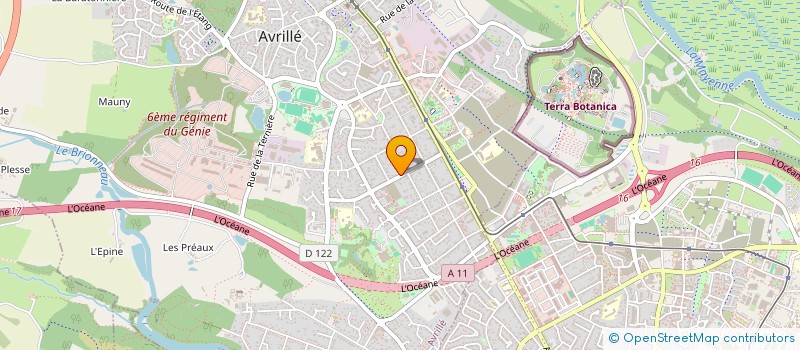 localisation de l'entreprise SCI CYCLAMEN DE CABROL à AVRILLE