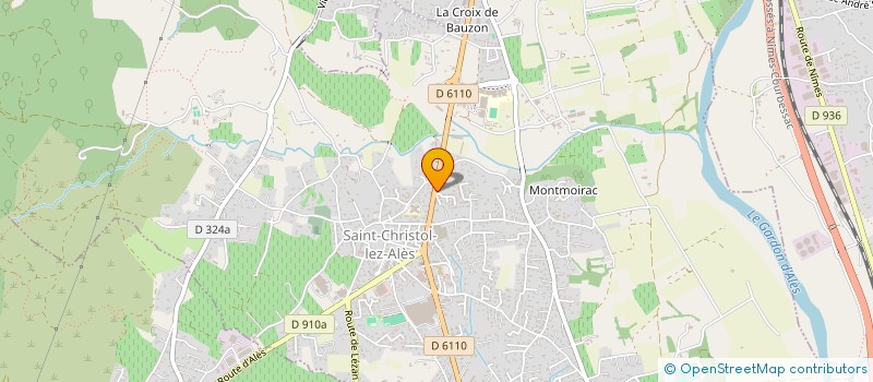 localisation de l'entreprise SCI CYCLI  SAINT-CHRISTOL-LEZ-ALES
