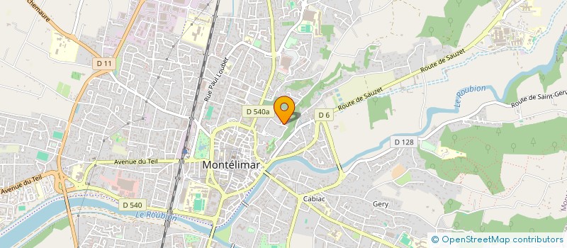 localisation de l'entreprise SCI CYCLIJO à MONTELIMAR