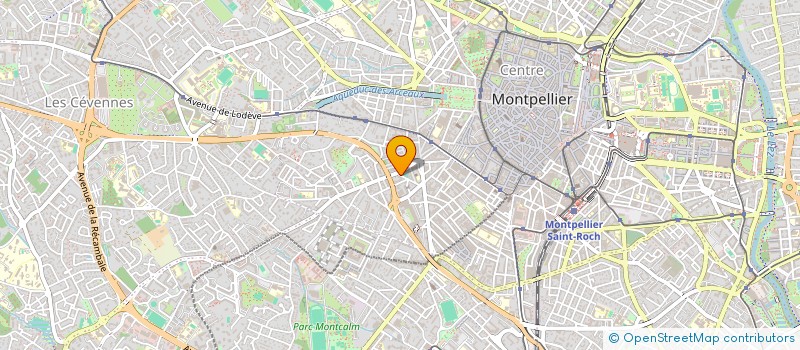 localisation de l'entreprise SCI CYCLOZO à MONTPELLIER