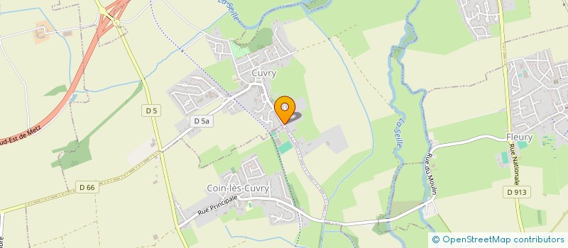 localisation de l'entreprise SCI CYCNUS  CUVRY