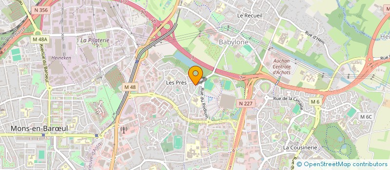 localisation de l'entreprise SCI CYCOM à VILLENEUVE-D'ASCQ