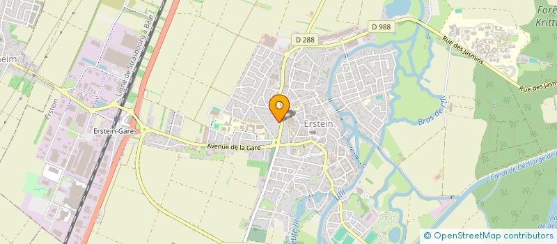 localisation de l'entreprise SCI CYD  ERSTEIN
