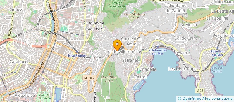 localisation de l'entreprise SCI CYD à VILLEFRANCHE-SUR-MER
