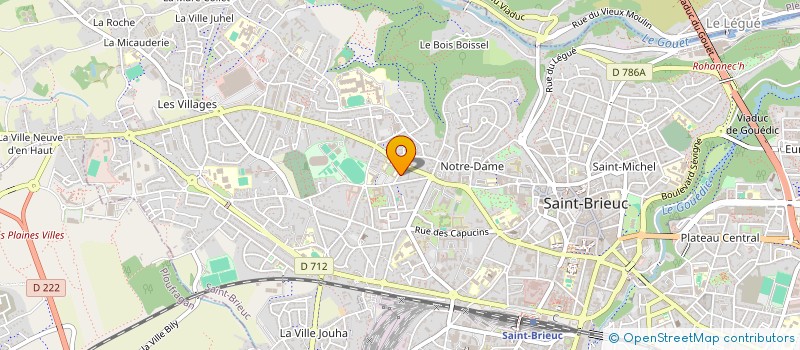 localisation de l'entreprise SCI CYDALYCE à SAINT-BRIEUC