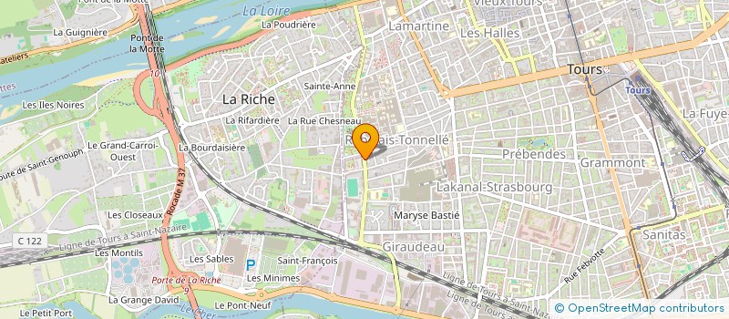 localisation de l'entreprise SCI CYDAM  TOURS