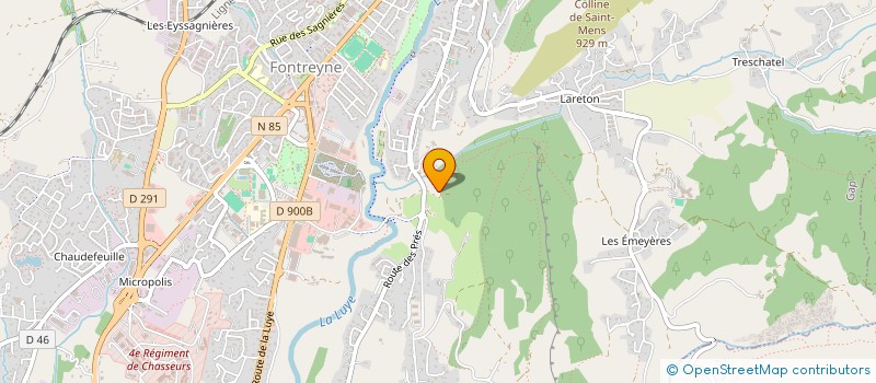 localisation de l'entreprise SCI CYDEL  GAP