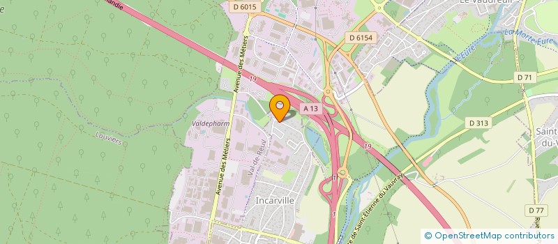 localisation de l'entreprise SCI CYDEL  INCARVILLE