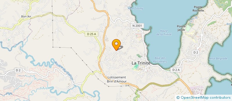 localisation de l'entreprise SCI CYE à LA TRINITE