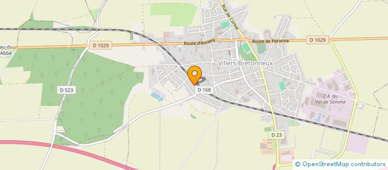 localisation de l'entreprise SCI CYEL à VILLERS-BRETONNEUX