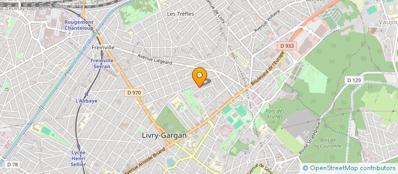 localisation de l'entreprise SCI CYF à LIVRY-GARGAN