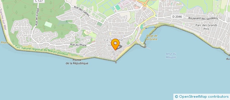 localisation de l'entreprise SCI CYFA à LA TRANCHE-SUR-MER