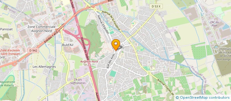 localisation de l'entreprise SCI CYFLO  VEDENE