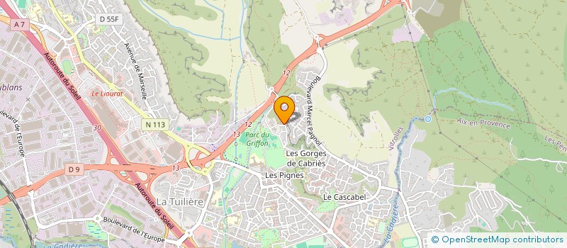 localisation de l'entreprise SCI CYGALE à VITROLLES