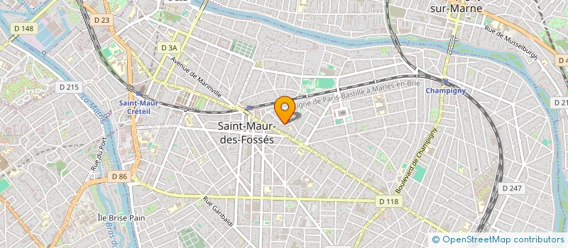 localisation de l'entreprise SCI CYGO à SAINT-MAUR-DES-FOSSES