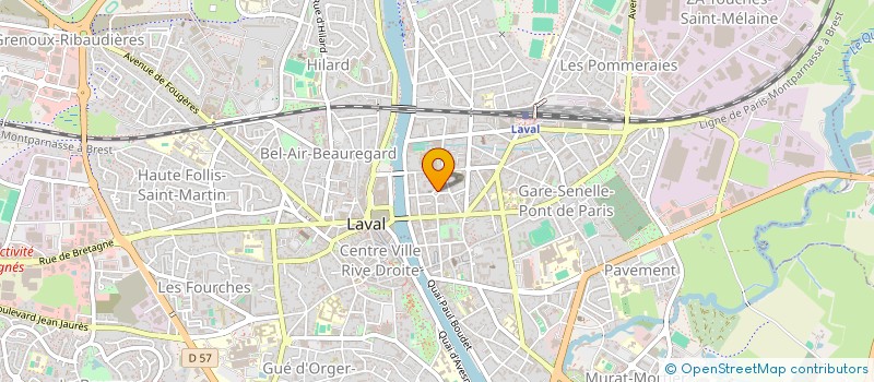 localisation de l'entreprise SCI CYHR à LAVAL