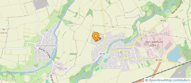 localisation de l'entreprise SCI CYJU  HOLTZHEIM