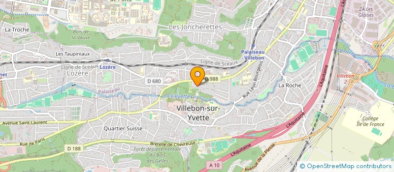localisation de l'entreprise SCI CYLABE à PALAISEAU