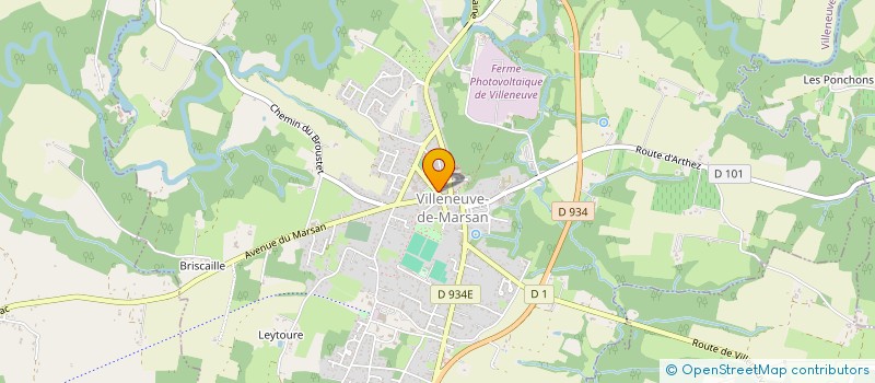 localisation de l'entreprise SCI CYLANGE à VILLENEUVE-DE-MARSAN