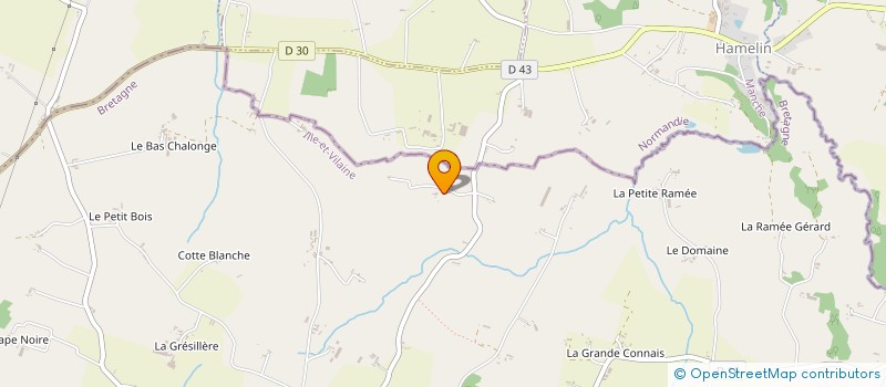 localisation de l'entreprise SCI CYLCAS  SAINT-GEORGES-DE-REINTEMBAULT