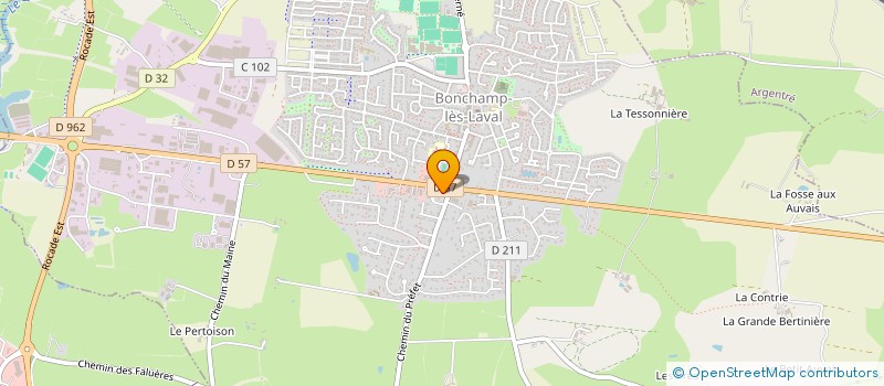 localisation de l'entreprise SCI CYLE  BONCHAMP-LES-LAVAL