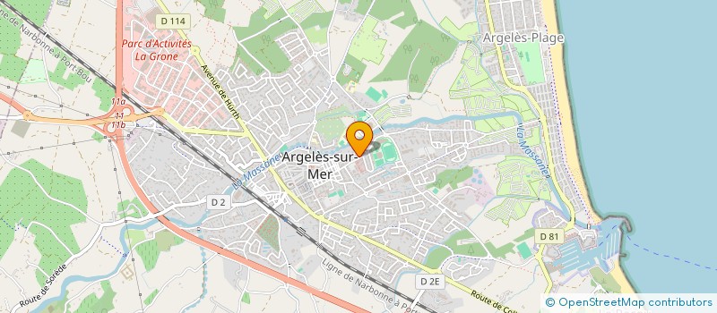 localisation de l'entreprise SCI CYLO  ARGELES-SUR-MER