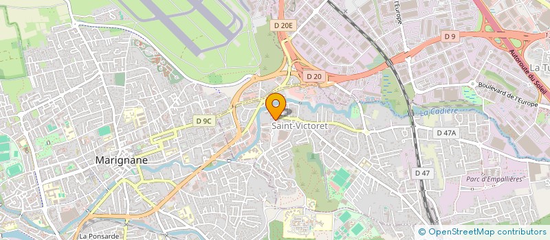 localisation de l'entreprise SCI CYLVIA  SAINT-VICTORET