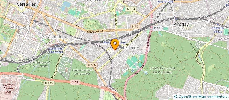 localisation de l'entreprise SCI CYM à VERSAILLES