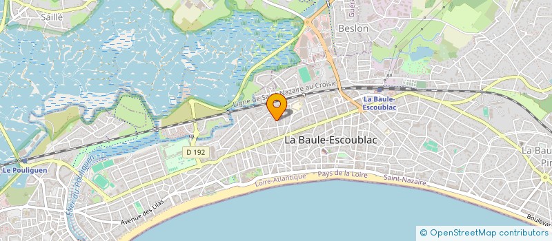 localisation de l'entreprise SCI CYM5  LA BAULE-ESCOUBLAC