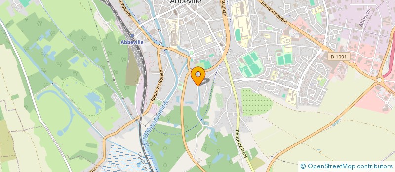localisation de l'entreprise SCI CYMACLAU à ABBEVILLE