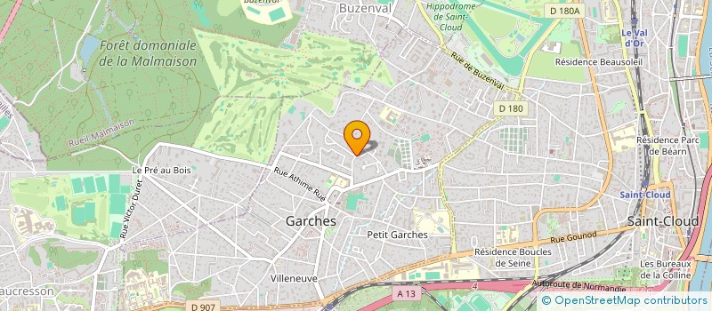 localisation de l'entreprise SCI CYMALAU à GARCHES