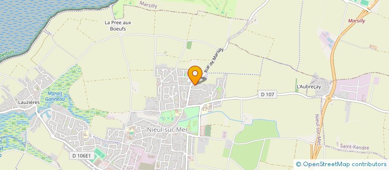 localisation de l'entreprise SCI CYMANELLE  NIEUL-SUR-MER