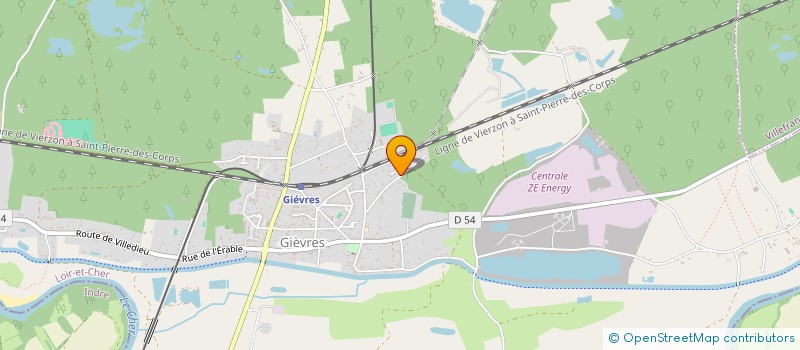 localisation de l'entreprise SCI CYMAT  MEUSNES