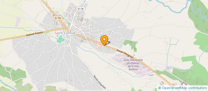 localisation de l'entreprise SCI CYME  SAINT-CANNAT