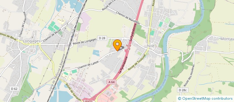 localisation de l'entreprise SCI CYMUR INVEST  NOE