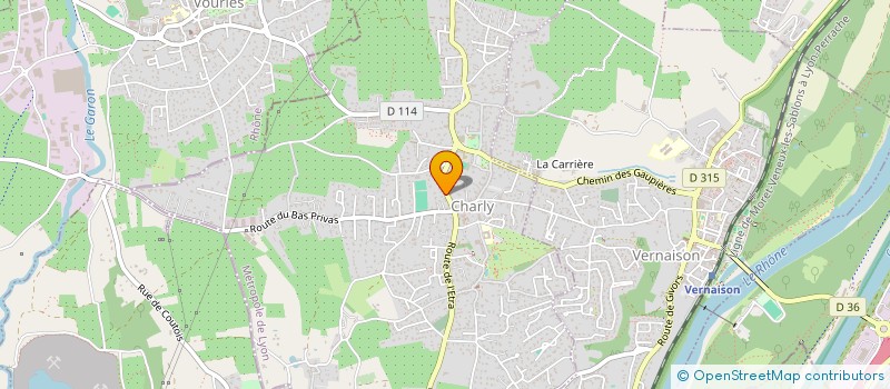 localisation de l'entreprise SCI CYNAT  CHARLY