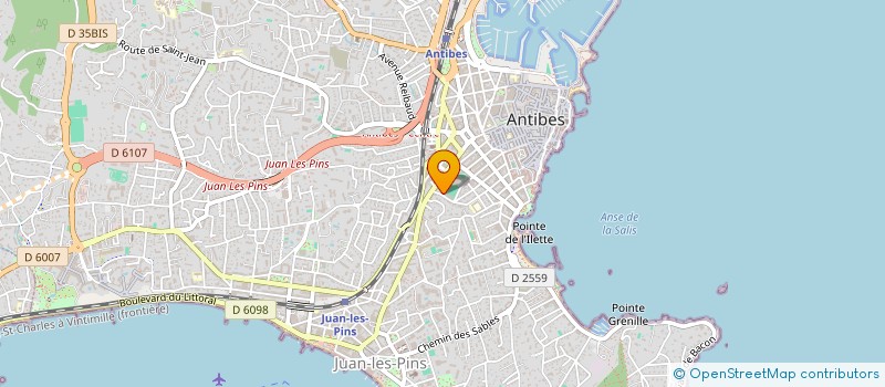 localisation de l'entreprise SCI CYNAT à ANTIBES