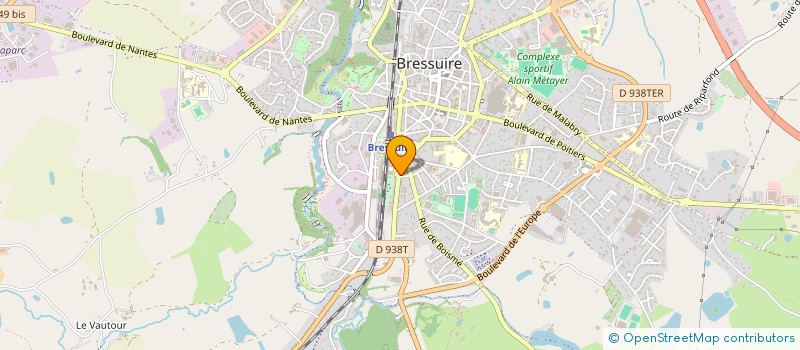 localisation de l'entreprise SCI CYNEDA  BRESSUIRE