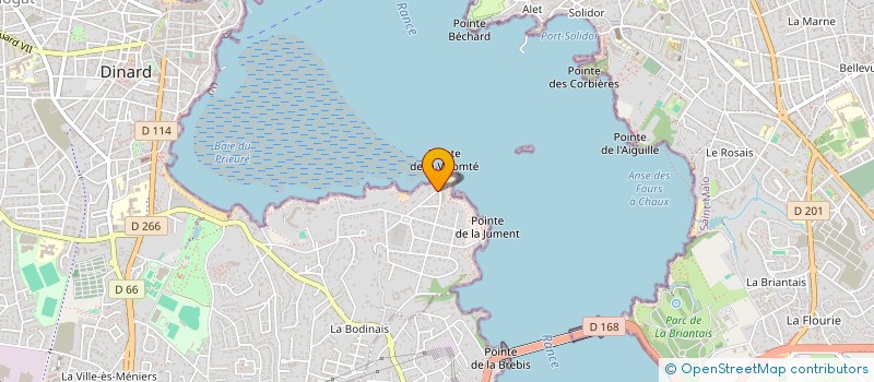 localisation de l'entreprise SCI CYNOSURA  DINARD