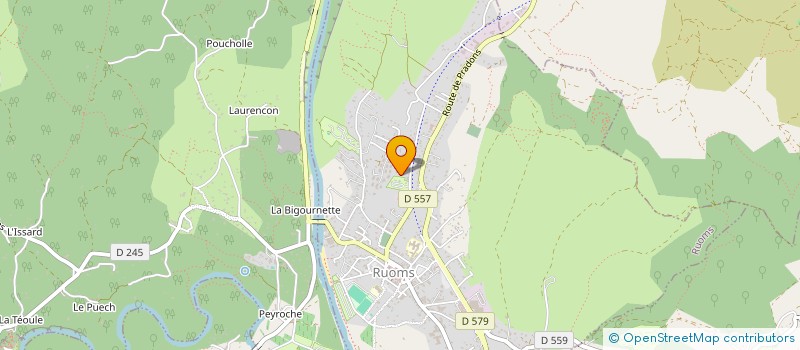localisation de l'entreprise SCI CYNTJON à RUOMS