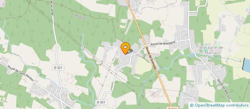 localisation de l'entreprise SCI CYPA  BENQUET