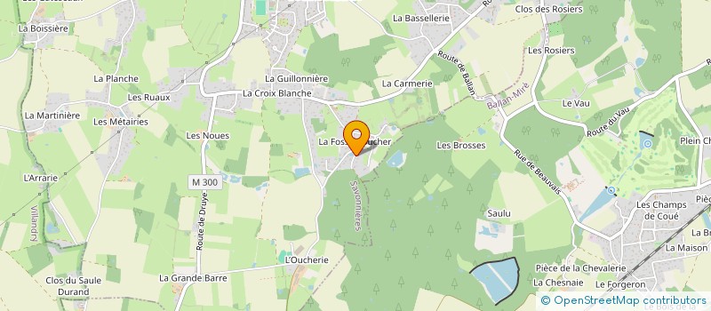 localisation de l'entreprise SCI CYPARC  SAVONNIERES