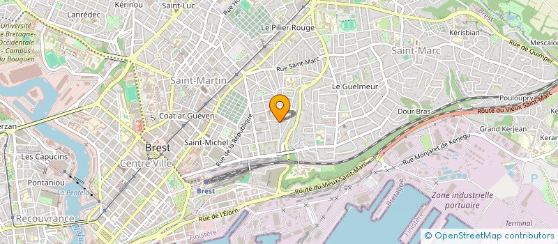 localisation de l'entreprise SCI CYPE  BREST