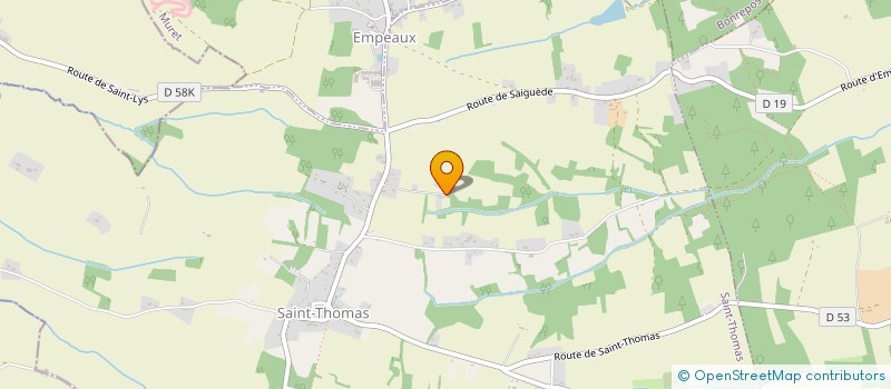 localisation de l'entreprise SCI CYPIA  SAINT-THOMAS