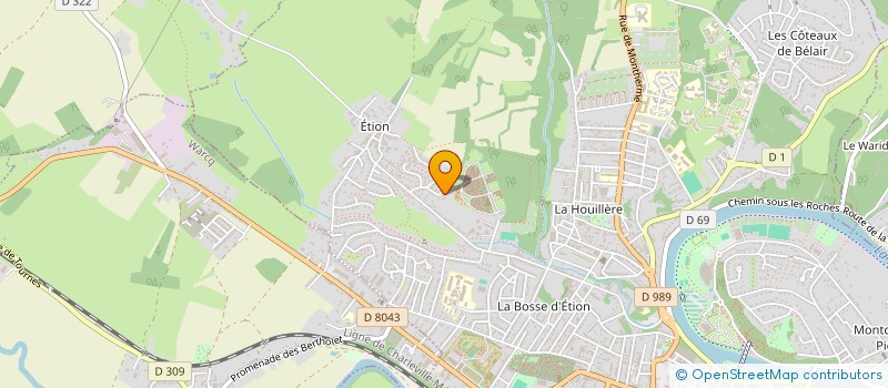localisation de l'entreprise SCI CYPRAEA  CHARLEVILLE-MEZIERES