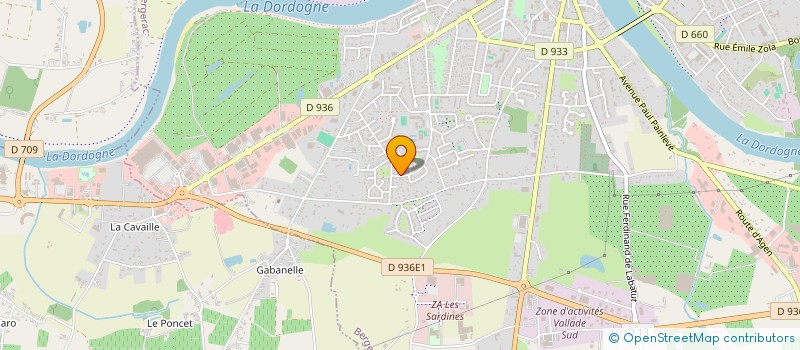 localisation de l'entreprise SCI CYPRI à BERGERAC