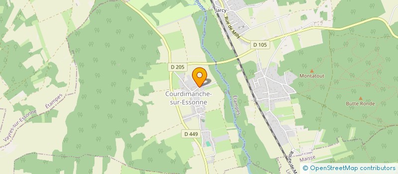 localisation de l'entreprise SCI CYPRIEN  COURDIMANCHE-SUR-ESSONNE