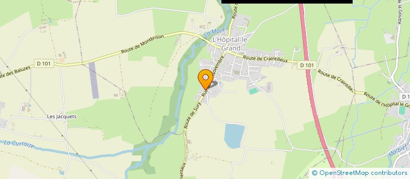 localisation de l'entreprise SCI CYPRIENNOISE  L'HOPITAL-LE-GRAND