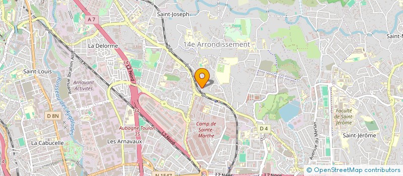 localisation de l'entreprise SCI CYPRIS à MARSEILLE