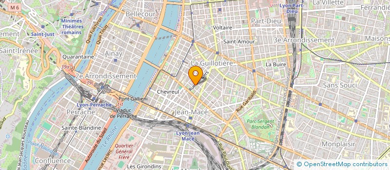 localisation de l'entreprise SCI CYRA  LYON